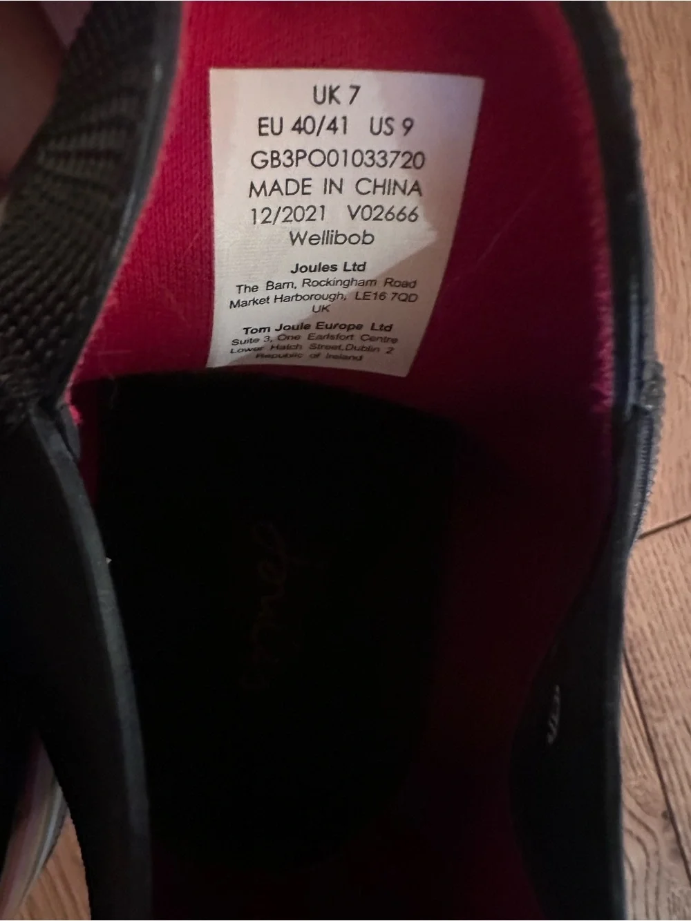 Joules nwt wellibob
